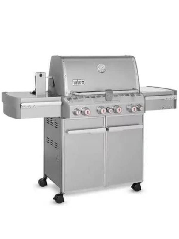 Weber Summit® S-470 Paslanmaz Çelik Gazlı Barbekü – 4 Brülör + Sear / Tütsü / Rotisserie