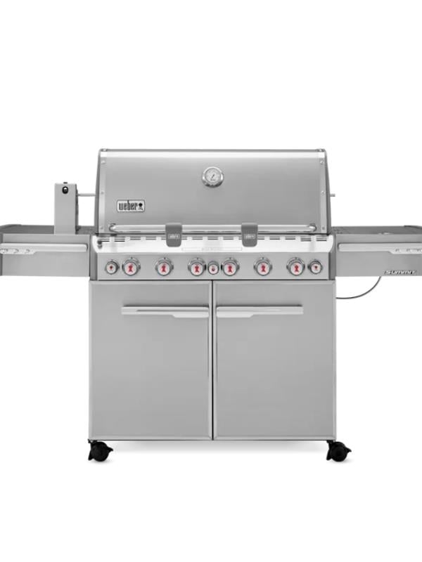 Weber Summit® S-670 Paslanmaz Çelik Gazlı Barbekü – 6 Brülör + Sear / Tütsü / Rotisserie