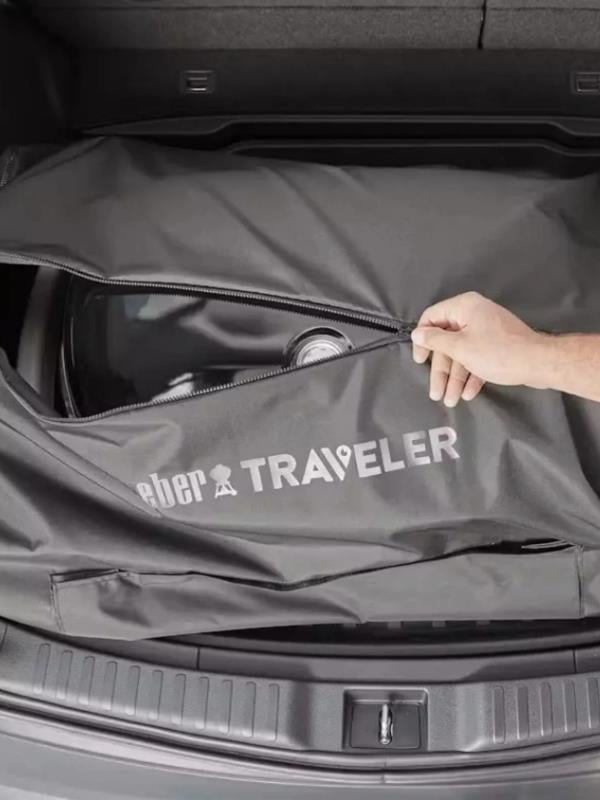 Weber Traveler® Cargo Protector 7030 – Seyyar Barbekü Kargo Koruyucu Su Geçirmez Naylon | Entegre Alet Cepleri | Katlanabilir Tasarım