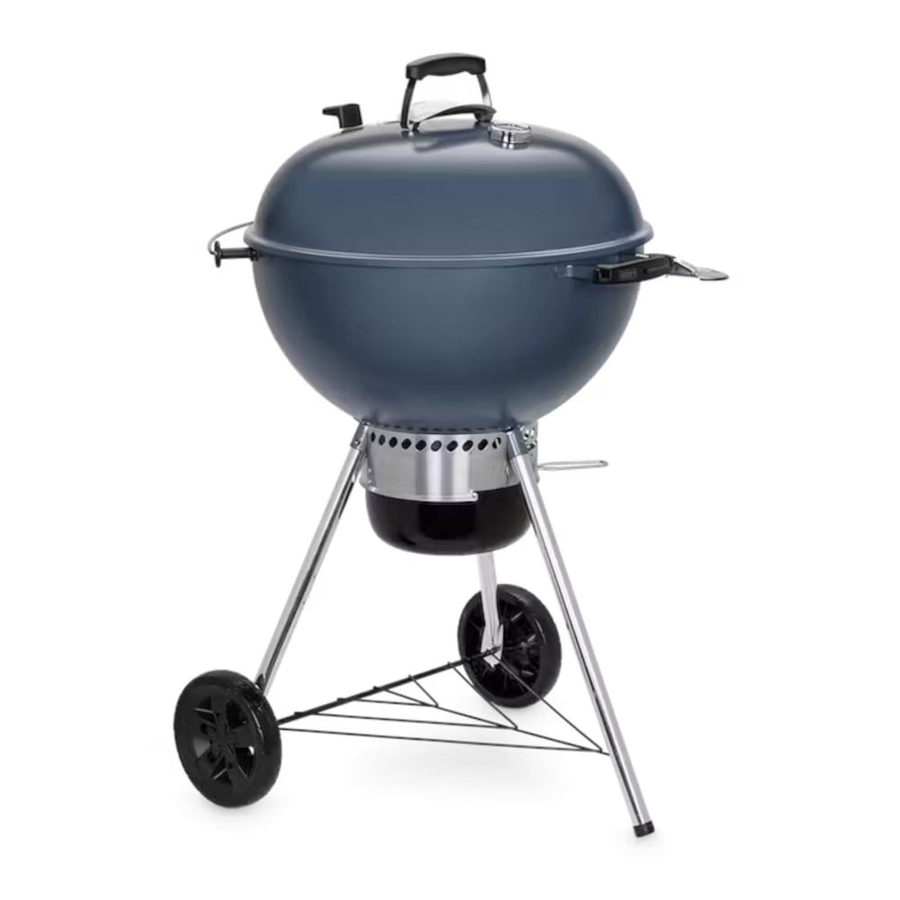 Weber Master-Touch GBS C-5750 – Slate Mavi Emaye Paslanmaz GBS Izgara | Charcoal Ring & Difüzör | One-Touch™ Temizlik