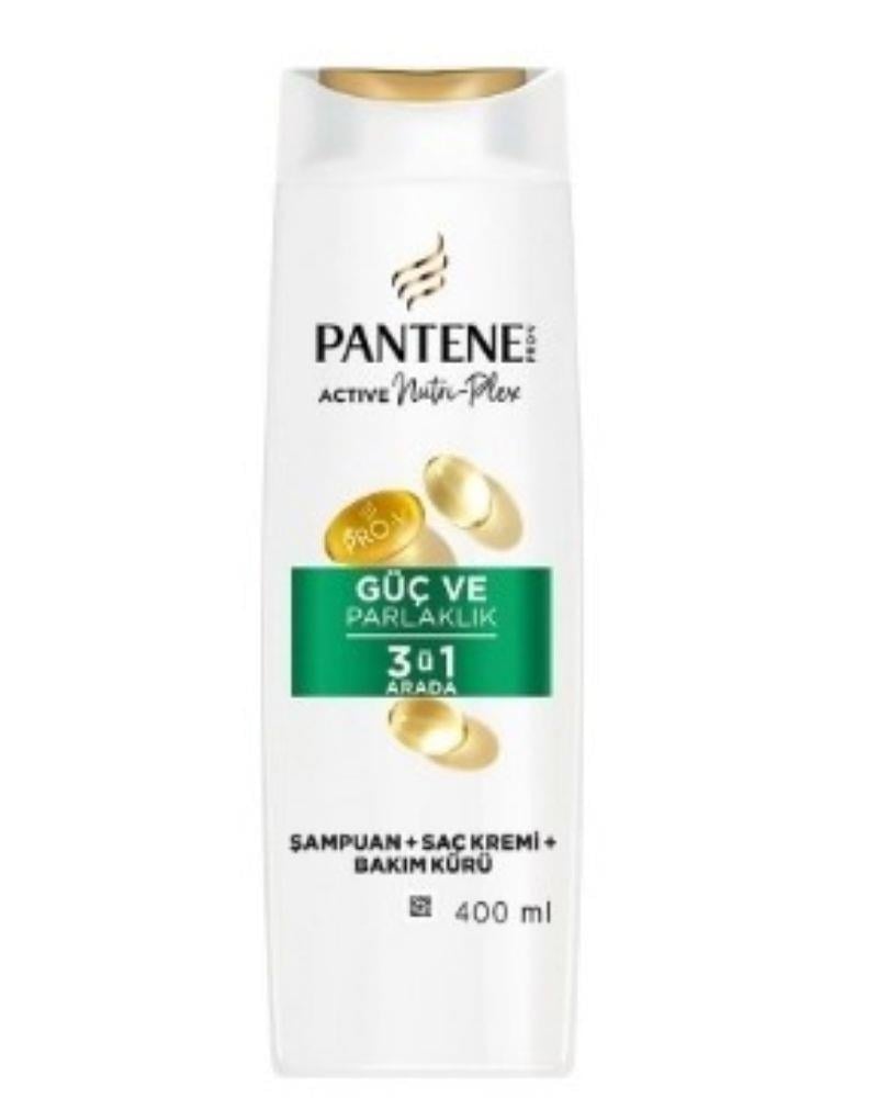 Pantene 400 Ml Şampuan 3in1 Güç ve Parlaklık