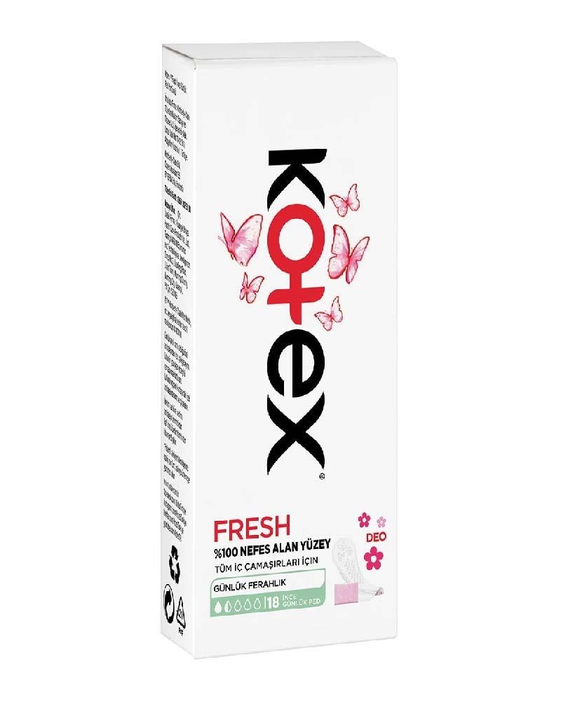 KOTEX Günlük Ped İnce Parfümsüz 18li