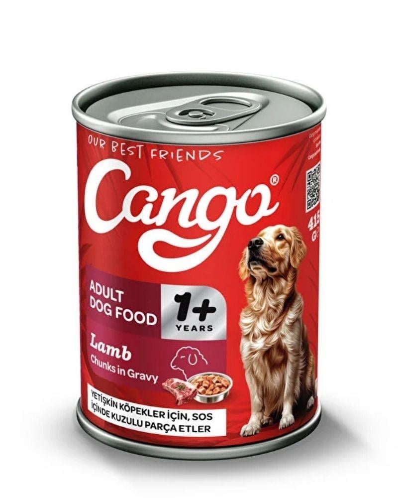 Cango Yetişkin Yaş Köpek Maması Kuzu Etli 415gr