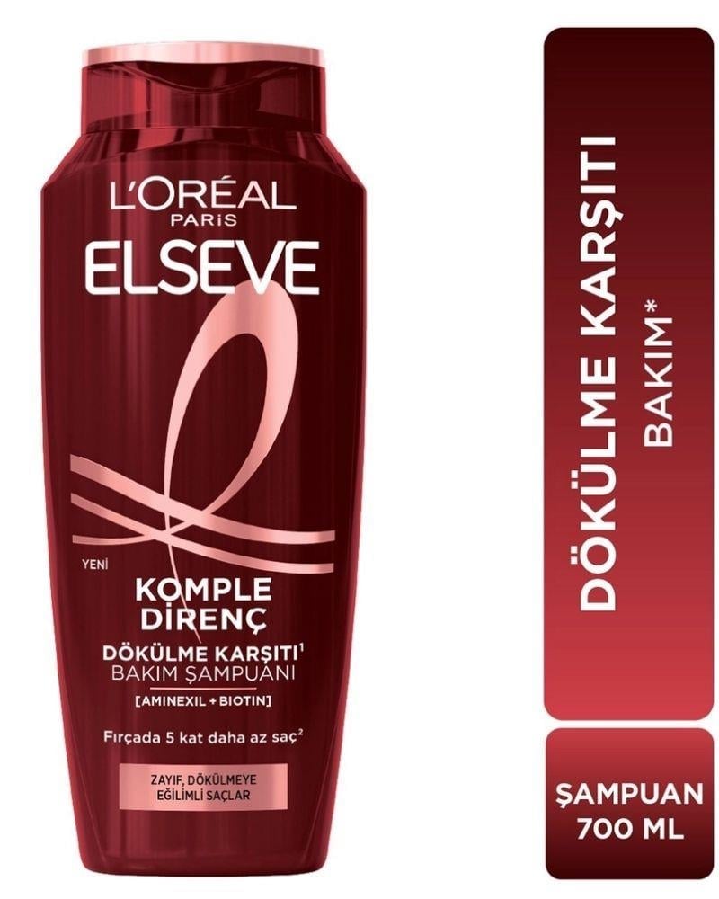 Loreal Paris Elseve Komple Direnç Dökülme Karşıtı Bakım Şampuanı 700 ml