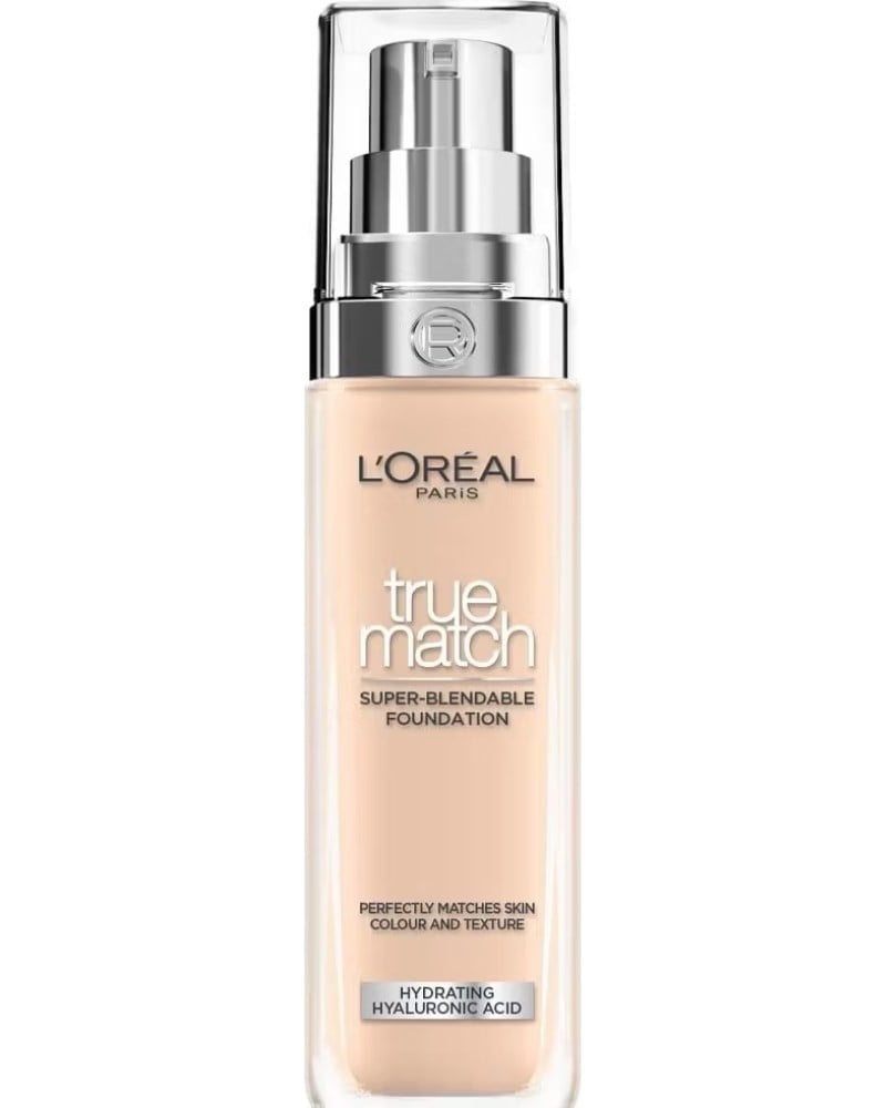 LOreal Paris True Match Bakım Yapan Fondöten - 4w Sıcak Alt Ton