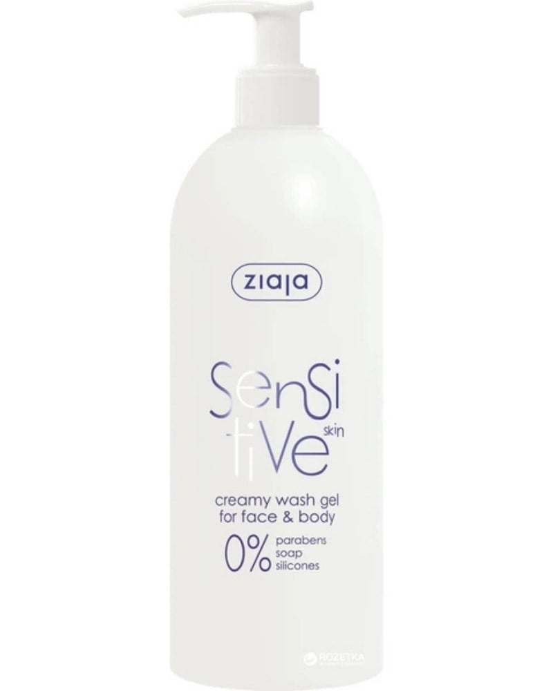 Zıaja Sensitive Yüz Ve Vücut Için Kremsi Yıkama Jeli 400 ml