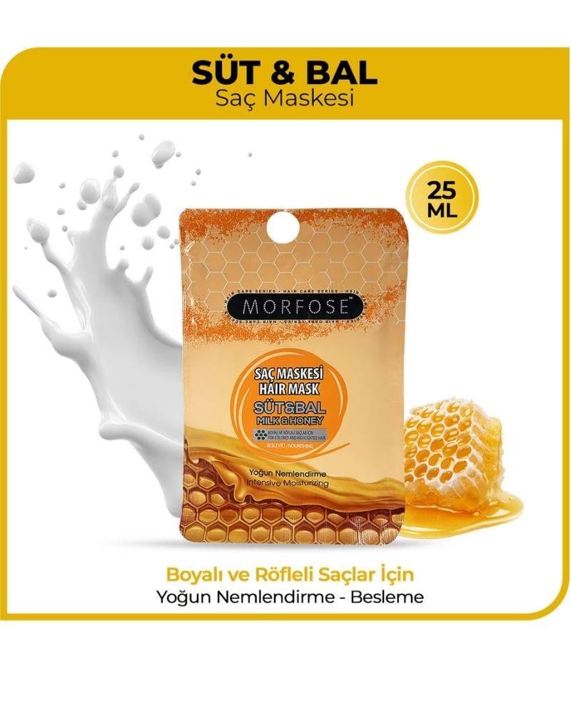 Morfose Saç Maskesi Süt Bal 25 ml