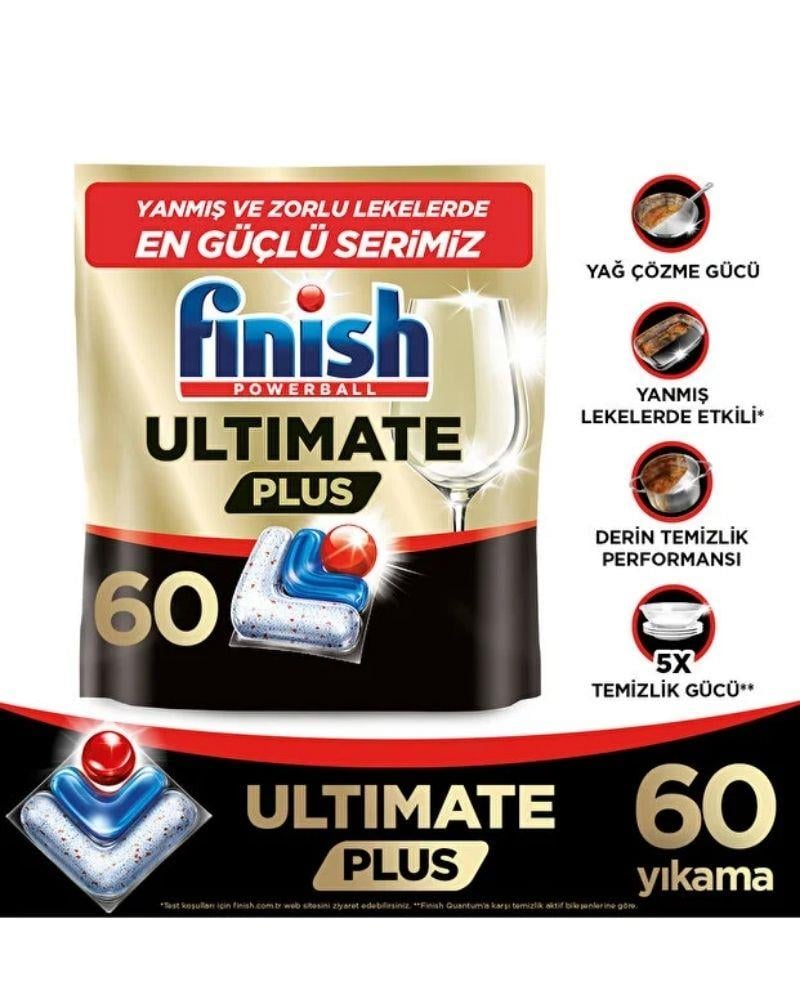 Finish Quantum Ultimate Plus 60lı Bulaşık Makinesi Tableti