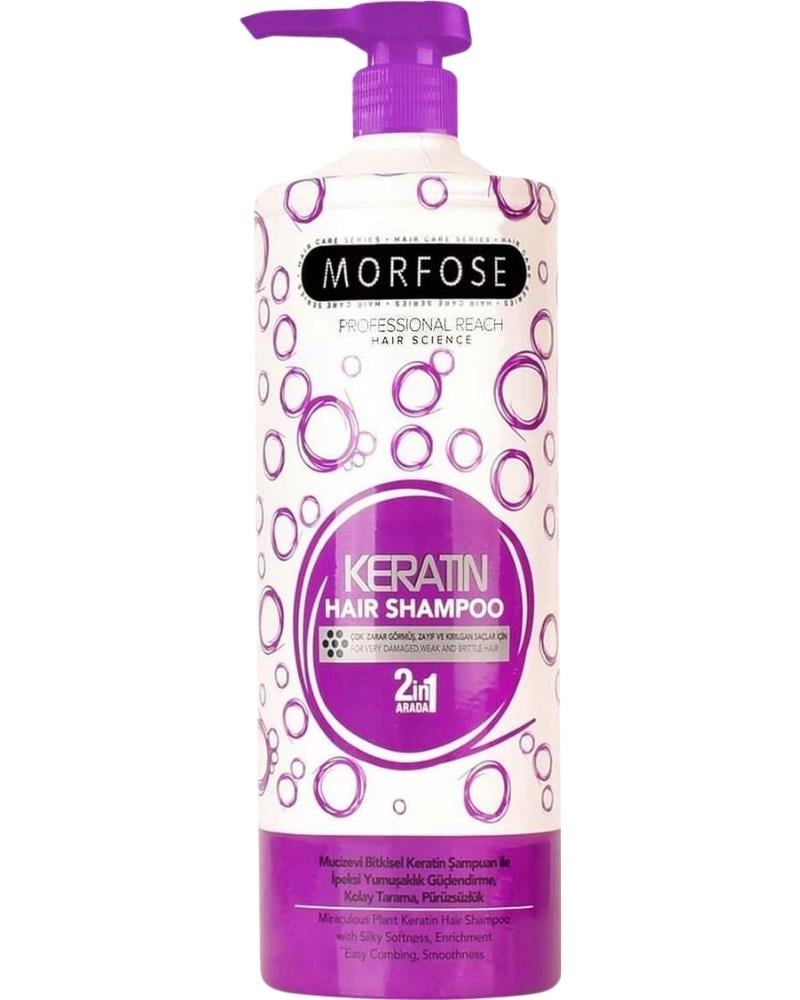 Morfose Keratin Saç Bakım Şampuanı 1000 ml - Besleyici, Koruyucu Etki