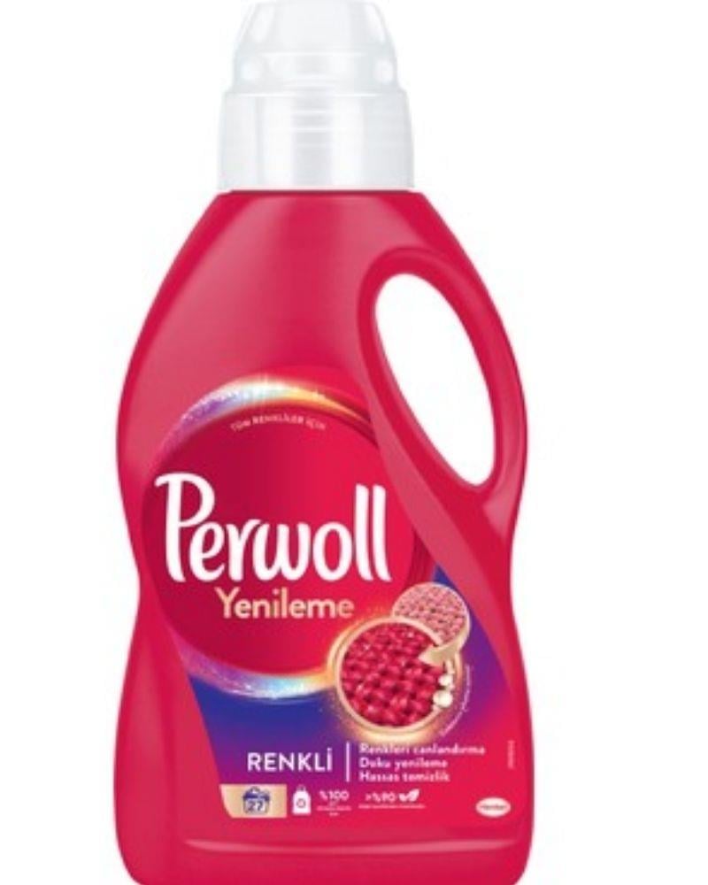 Perwoll Çamaşır Deterjanı Sıvı Yenileme Renkliler 1.485 Lt
