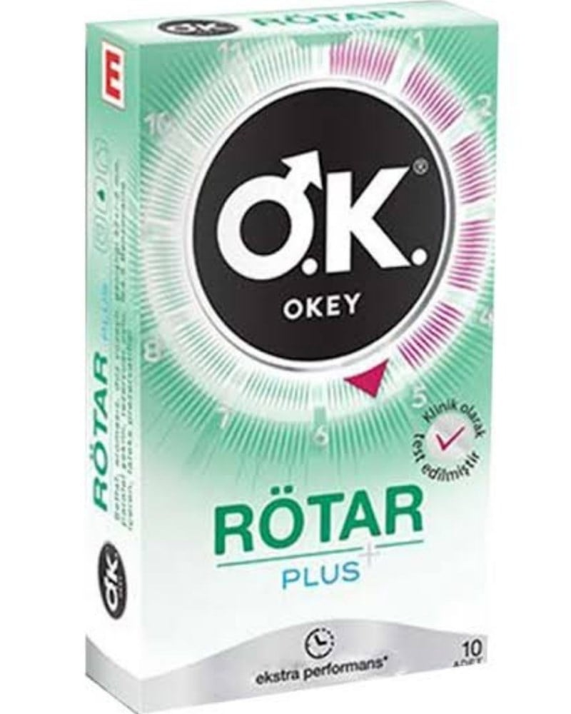 Okey Rötar Plus Prezervatif 10lu