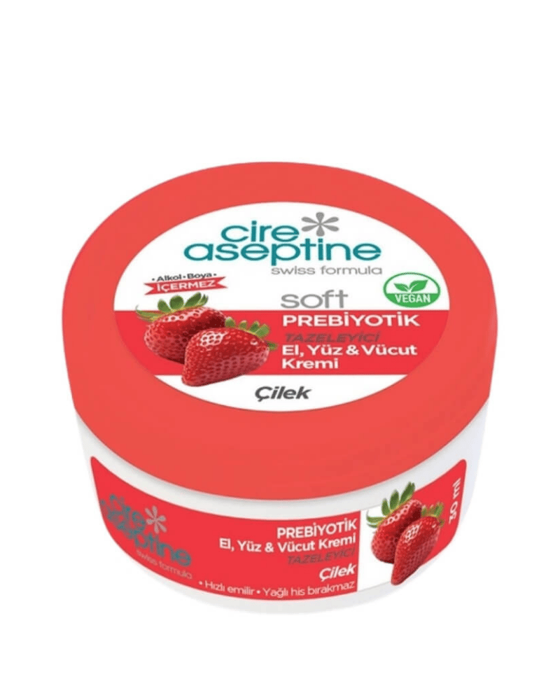 Cire Aseptine Soft Çilek Prebiyotikli Krem 30 ml