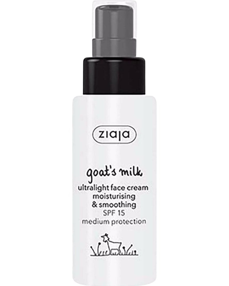 Zıaja Keçi Sütü Hızlı Emilen Nemlendirici ve Rahatlatıcı Yüz Kremi SPF 15 50 ml