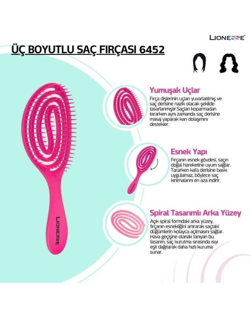 TARKO Lionesse Saç Fırçası 6452