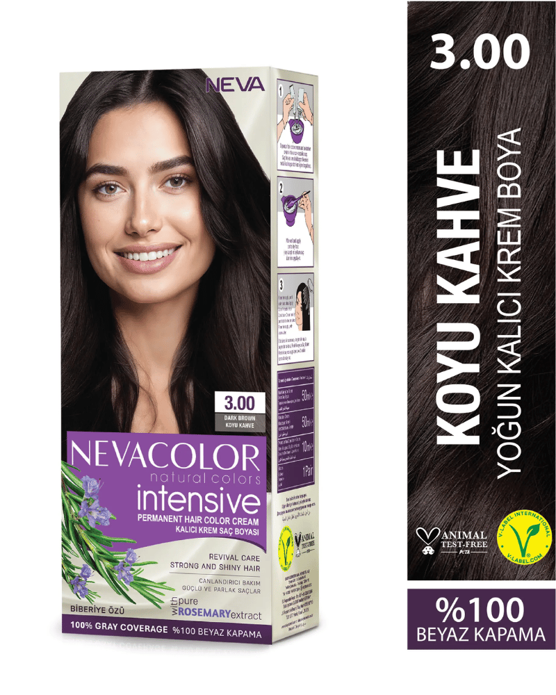 NevaCOLOR Intensive 3.00 Koyu Kahve