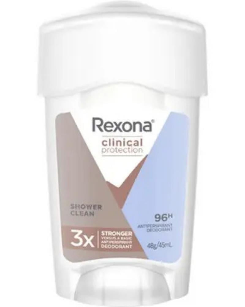 Rexona Clinical Protection Kadın Stick Deodorant Shower Clean 45 ml