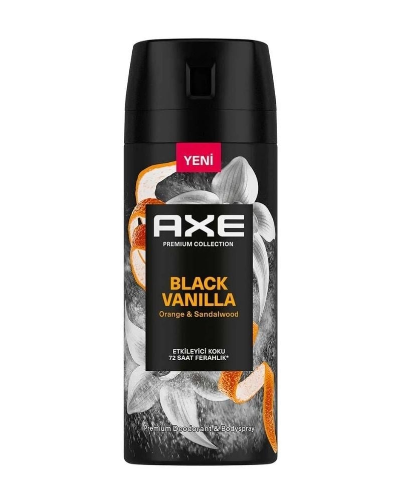 Axe Sprey Deodorant Black Vanilla 150 ml