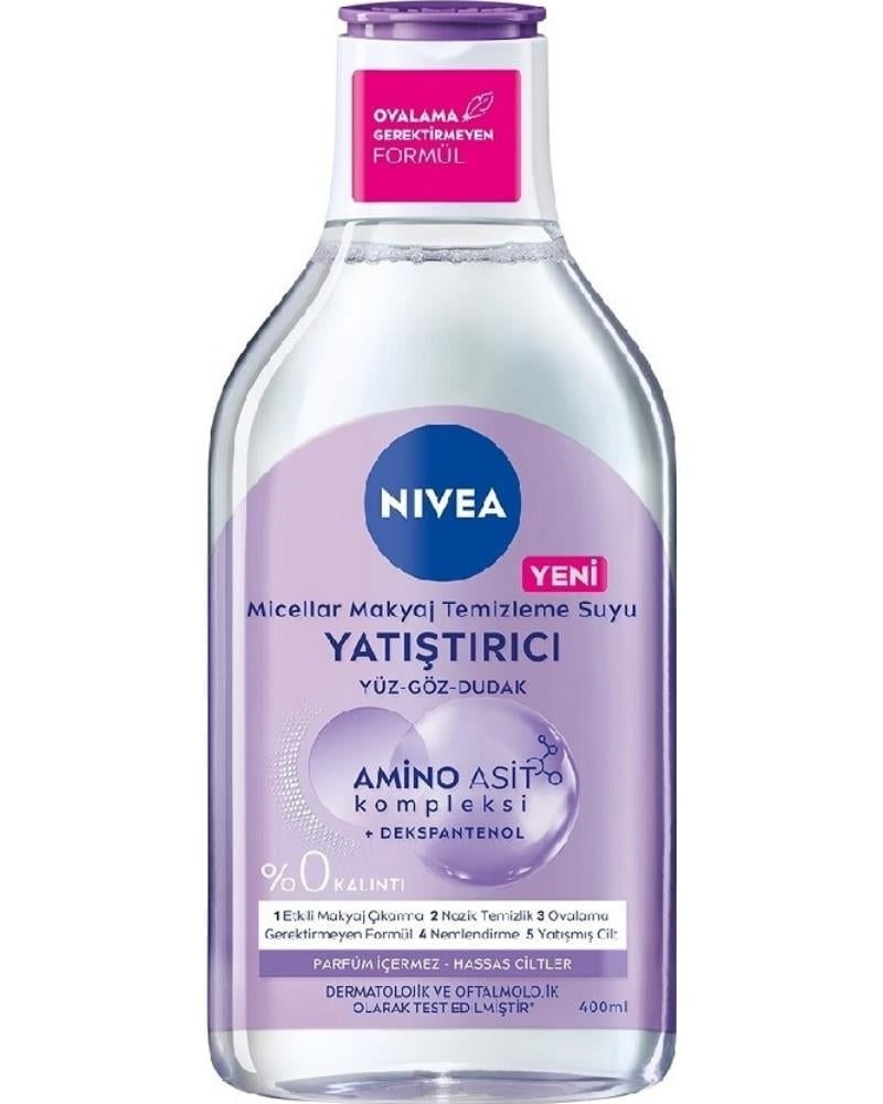 NIVEA Bb Clean Yüz Makyaj Micellair Temizleme Suyu Hassas Cilt 400 ml