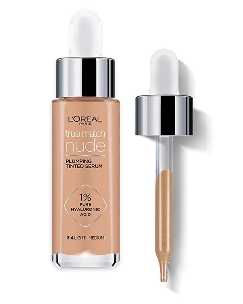 Loreal Paris True Match Nude Fondöten Serum 3-4 Light Medium