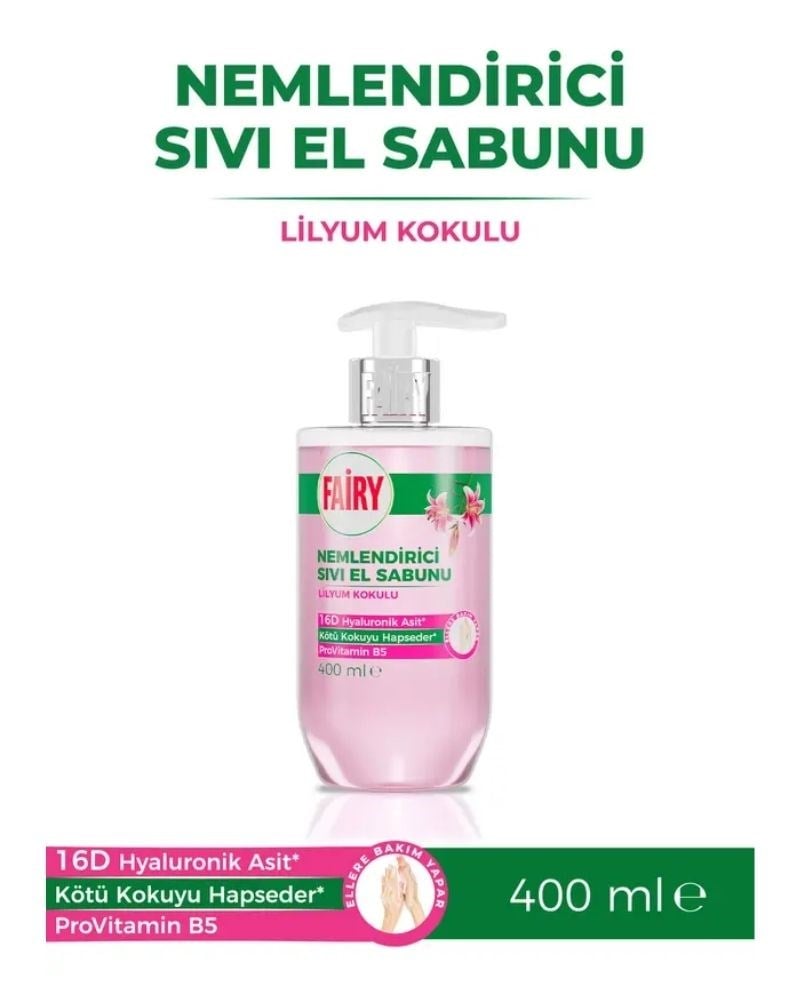 Fairy Sıvı El Sabunu Lilyum Kokulu 400 ml