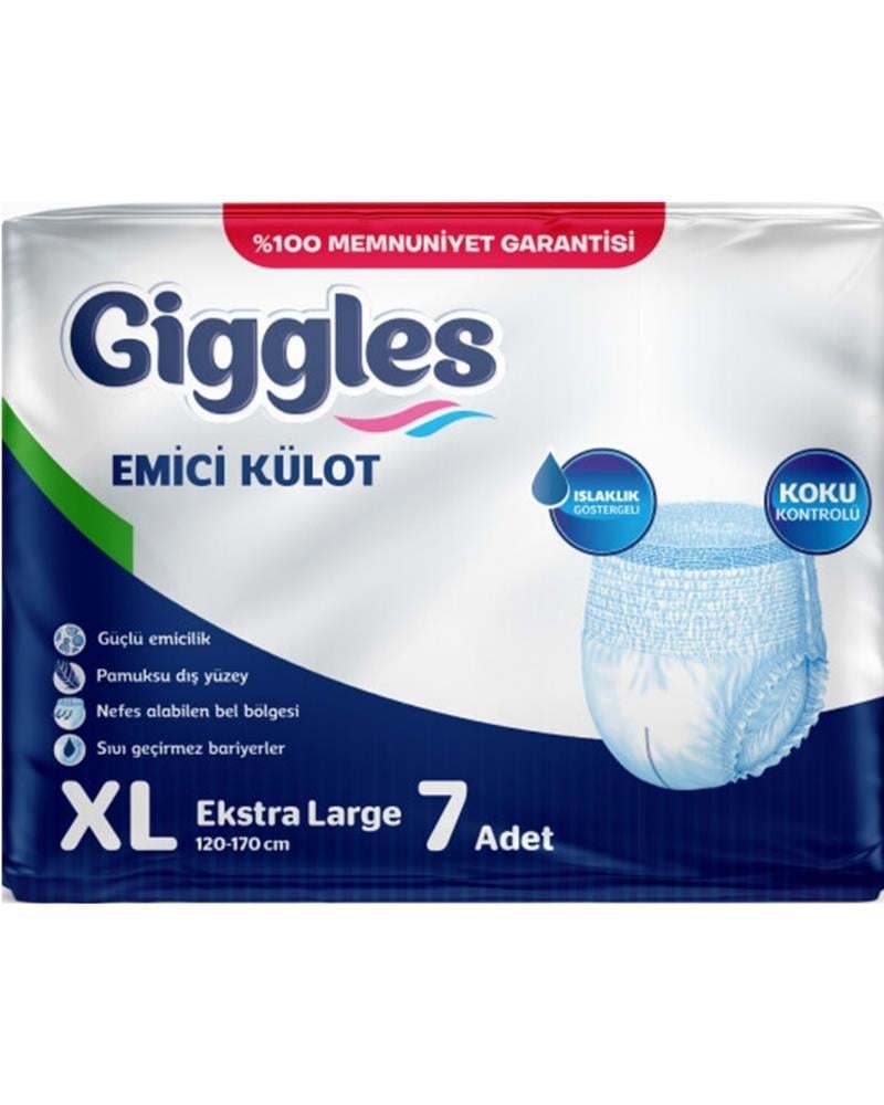 giggles Külotlu Hasta Bezi X-large 7 Li