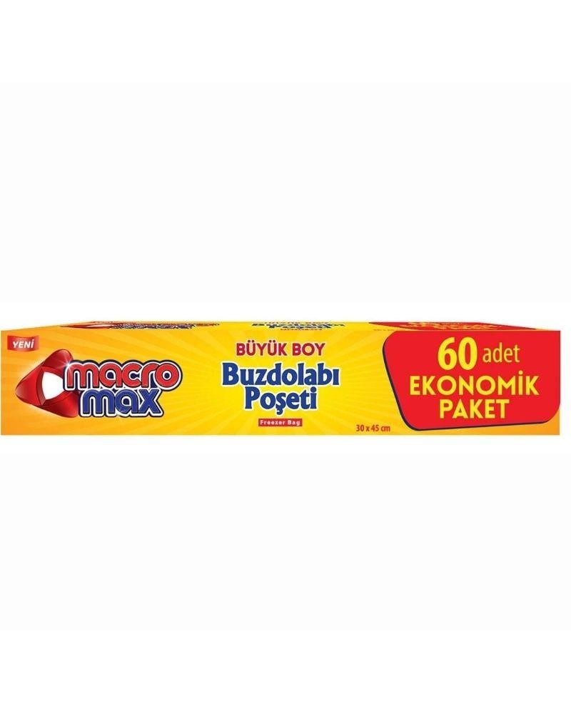 Macromax Büyük Boy Buzdolabı Poşeti 60lı