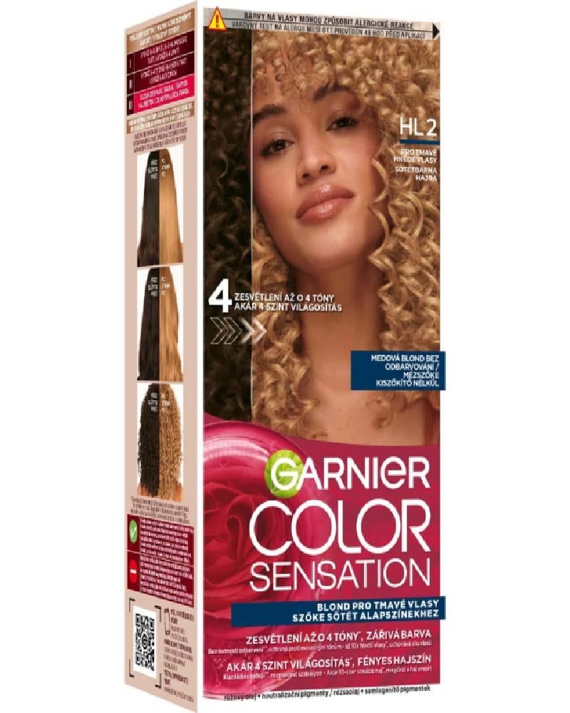 Garnier Çarpıcı Renkler Yoğun Kalıcı Saç Boyası No: HL2 Koyu Sarı