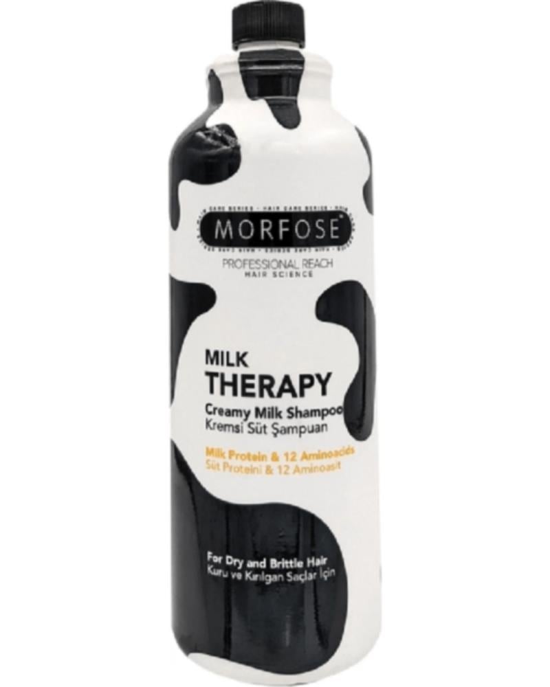 Morfose Milk Therapy Şampuan 1000 ml - Süt Proteinli, Onarıcı, Besleyici Etki