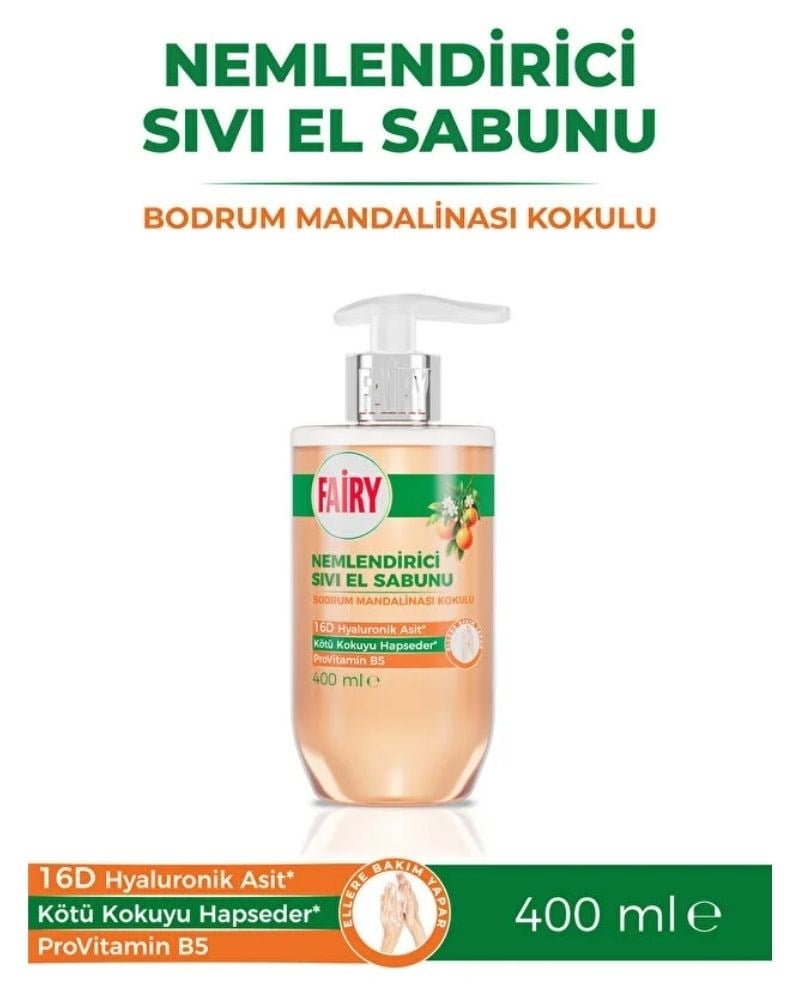 Fairy Sıvı El Sabunu Bodrum Mandalinası Kokulu 400 ml