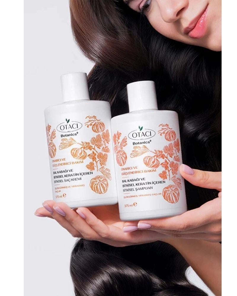 Otacı Botanics Balkabağı ve Bitkisel Keratin 375 ml Saç Kremi