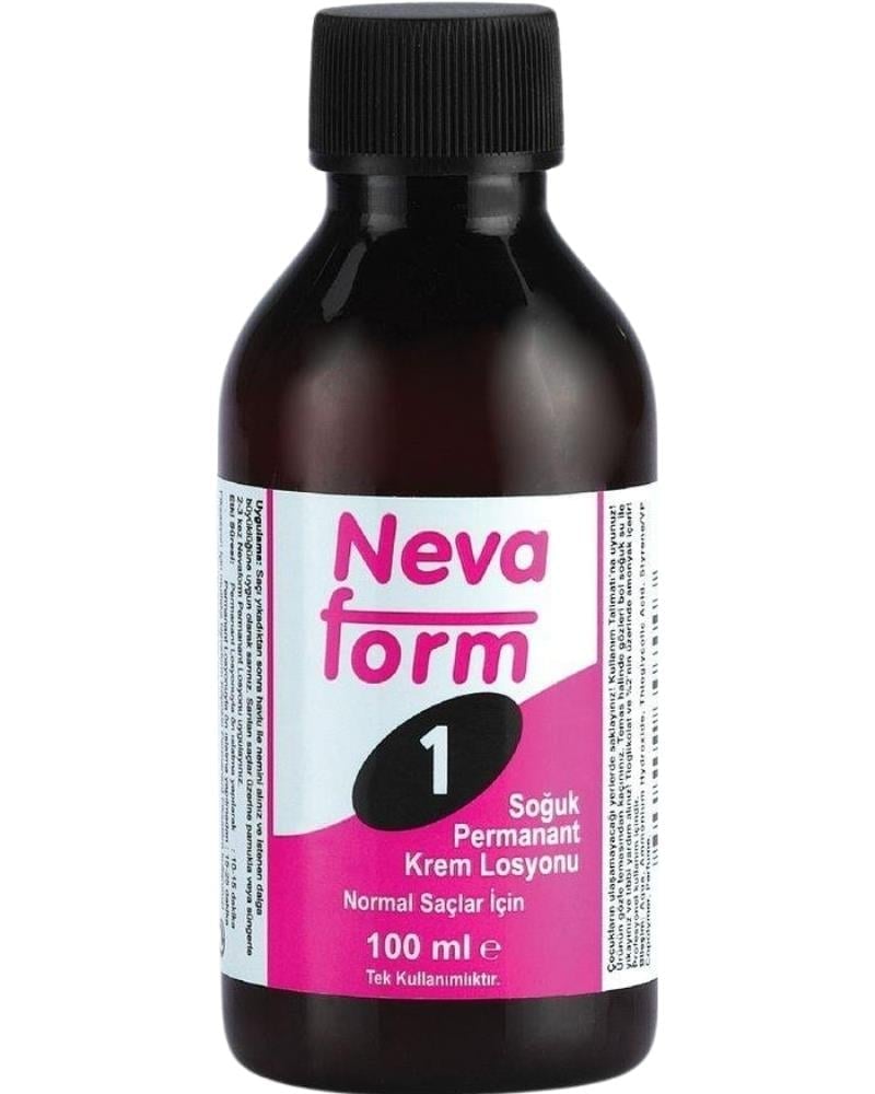 Neva Form 1 Soğuk Permanant Krem Losyonu Normal Saçlar Için 100 ml - Perma Losyonu 8690057307003