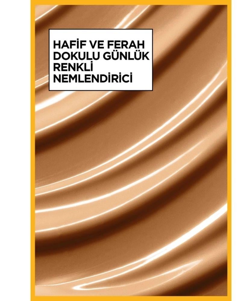 Garnier C Vitamini Wonder Tint 3 Etki 1 Arada 50+SPF Renkli Nemlendirici Yüz Güneş Kremi 40 ml Orta Ton