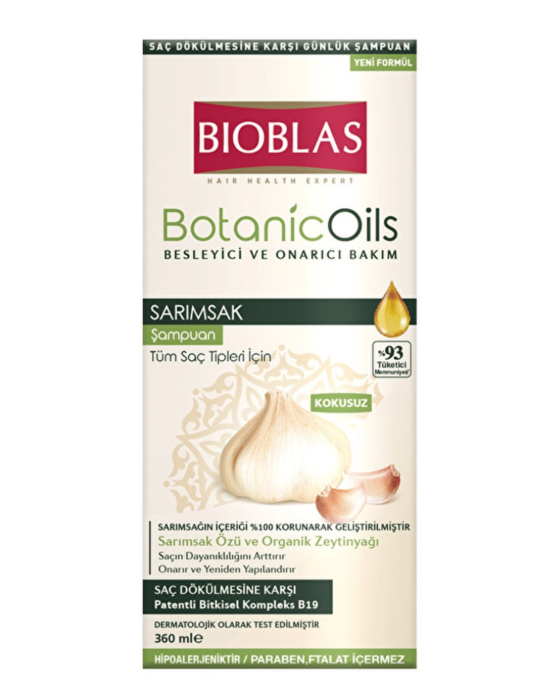 Bioblas Botanic Oils Sarımsak Şampuanı 360 ml - Kokusuz