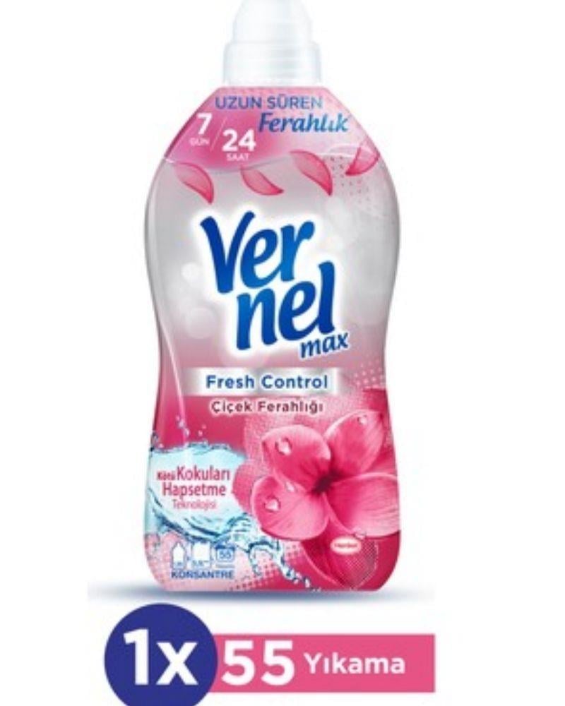 Vernel Max Yumuşatıcı Fresh Control Çiçek Ferahlığı 1.32l