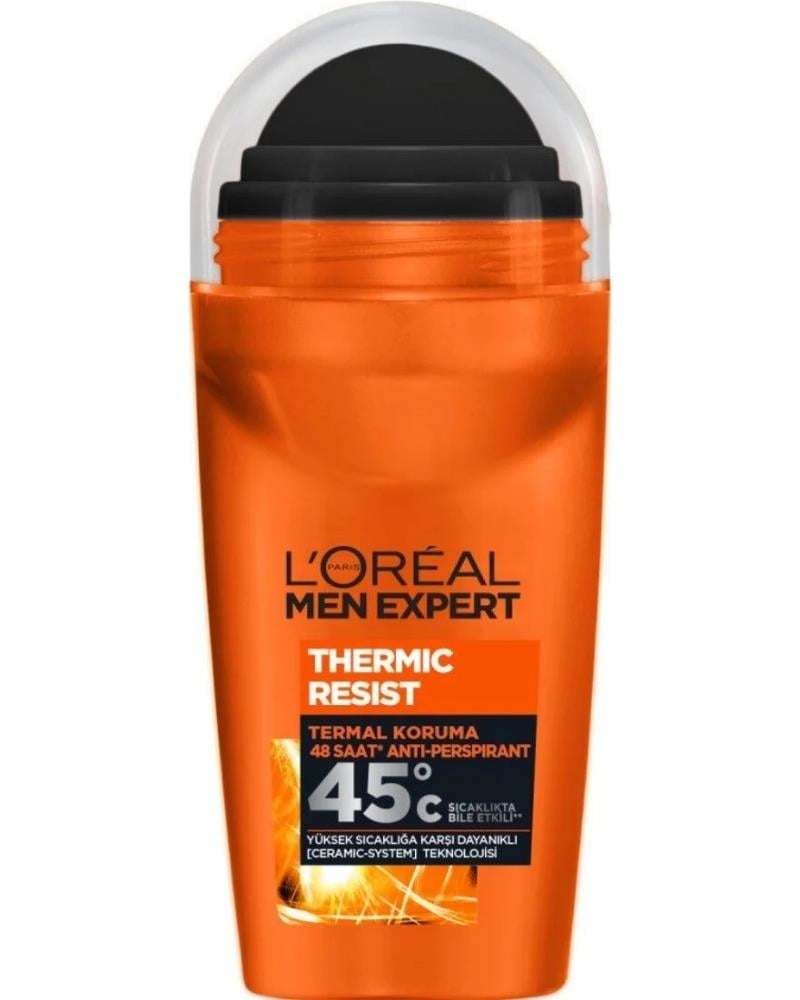 LOreal Paris Men Expert Thermic Resist Anti Perspirant Yüksek Sıcaklıkta Etkili Erkek Roll On Deodorant 50ml