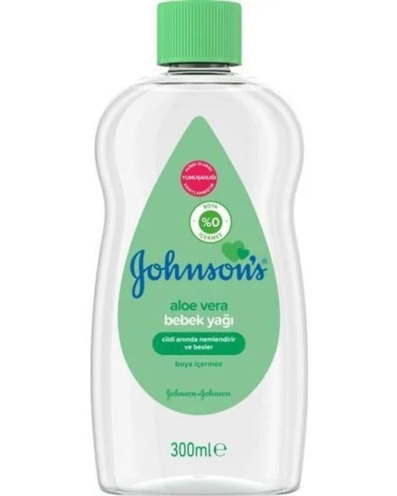 Johnsons Baby Bebe Yağı 300ml Aloe Vera