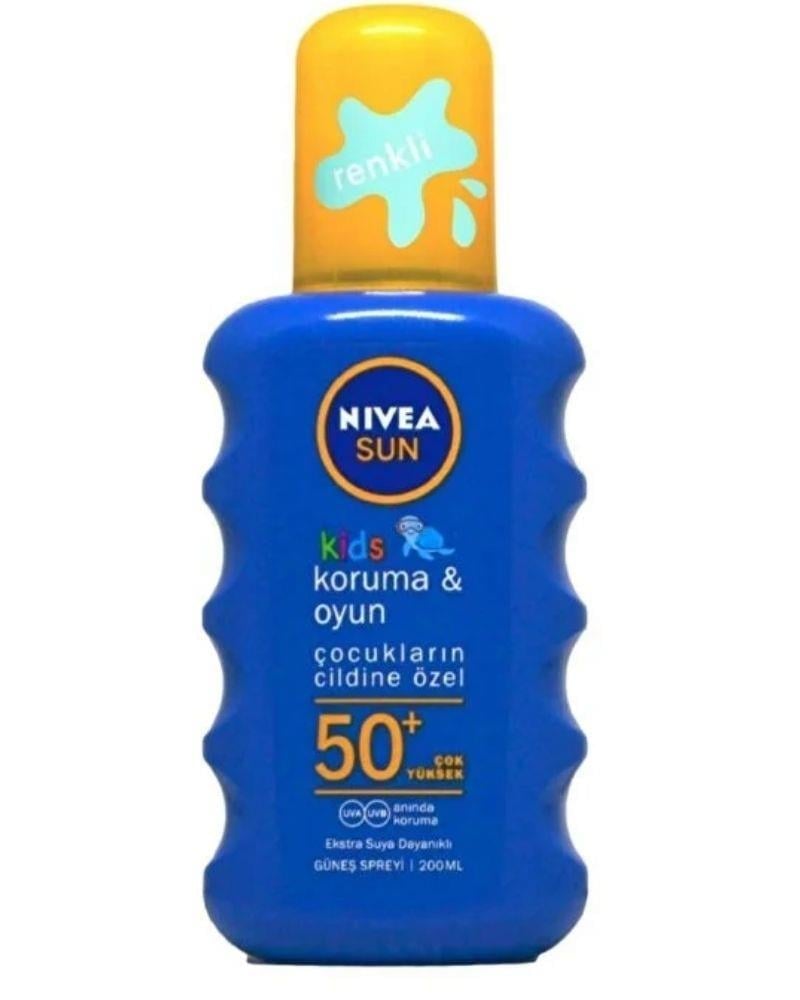 NIVEA Sun Kids Caring Çocuk Güneş Spreyi 50+ Spf 200 ml 4005900253972