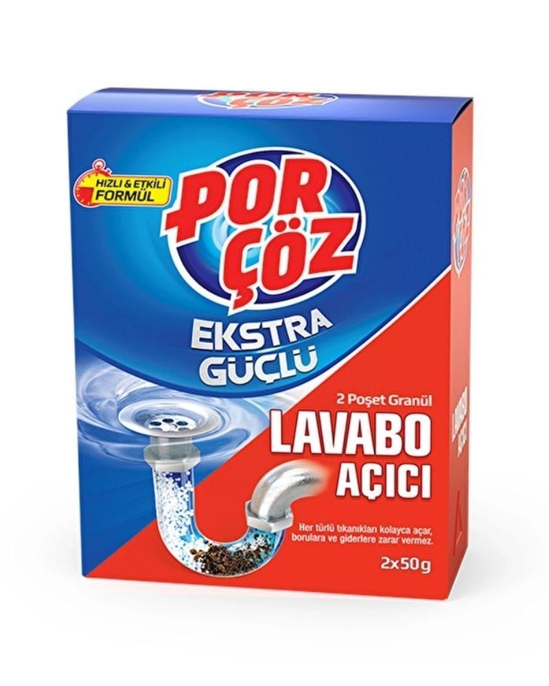 Porçöz Lavabo Açıcı Granül 100 gr