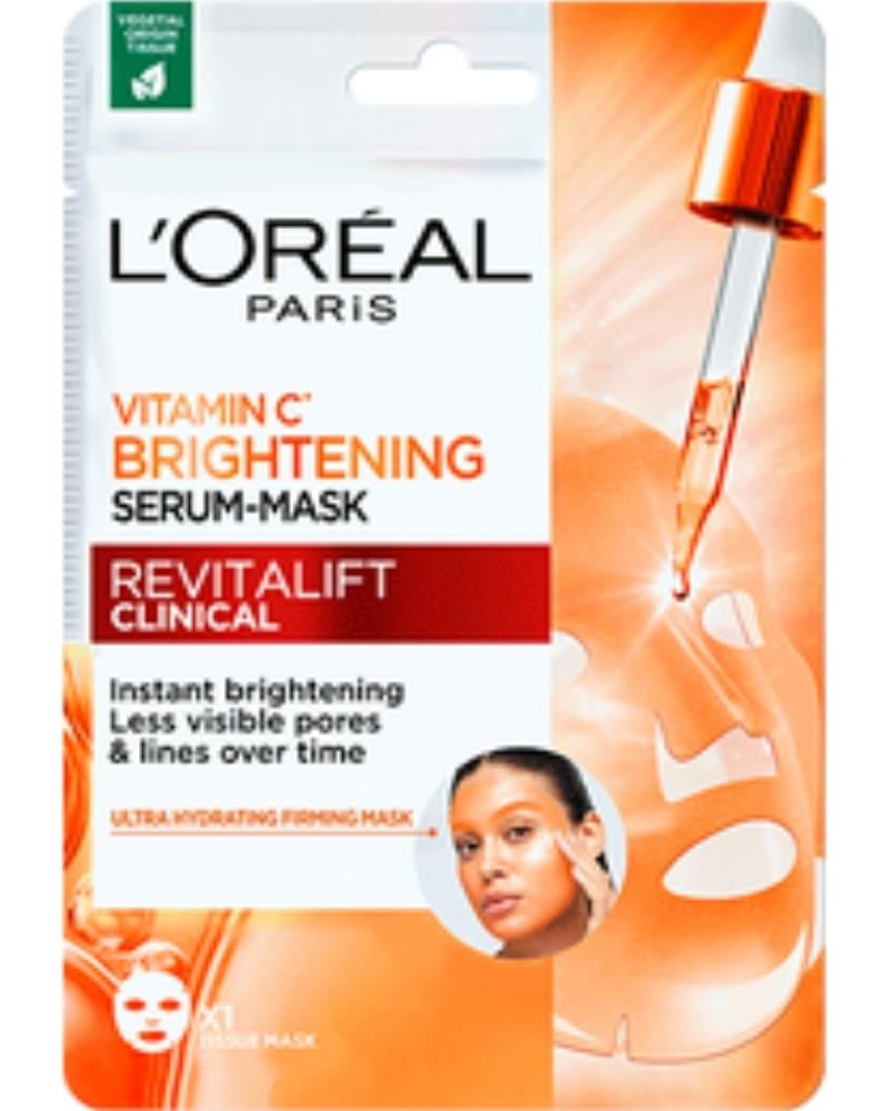 LOreal Paris Revitalift Clinical Anında Aydınlatıcı C Vitamini Serum Etkili Maske