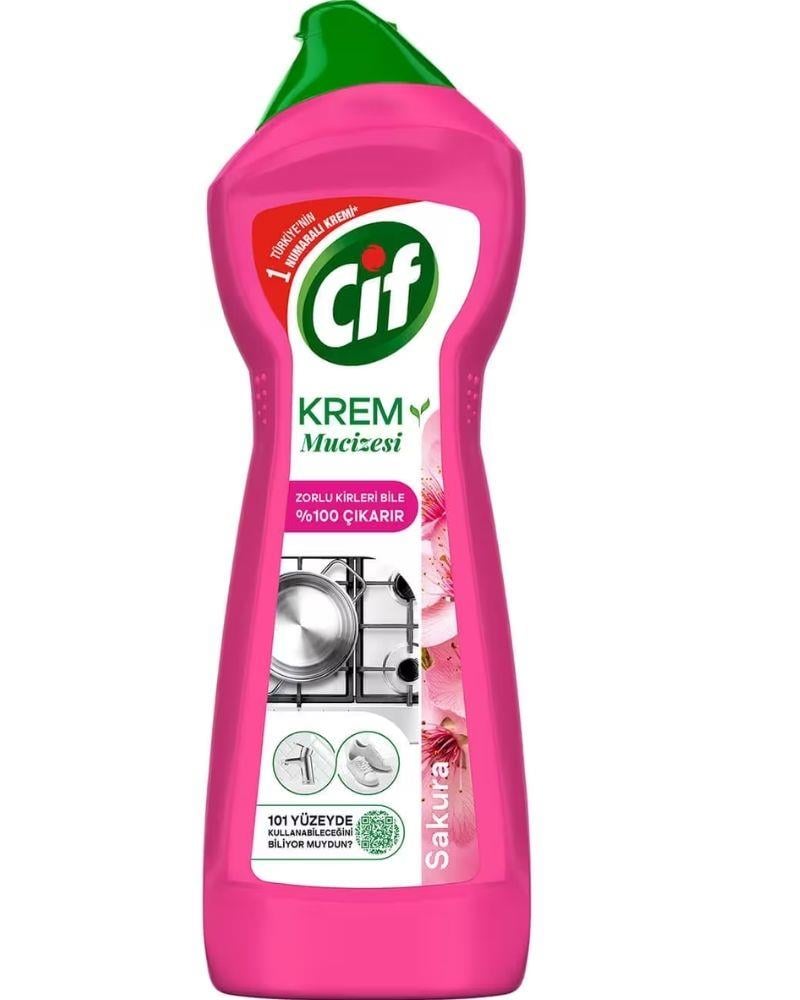 Cif Krem Sakura Mutfak Banyo Temizleyici 750 ml
