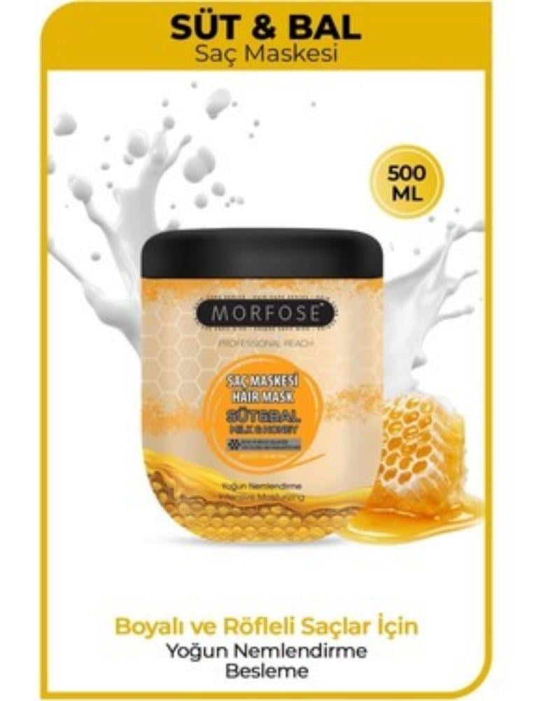Morfose Süt & Bal Saç Maskesi 500 ml