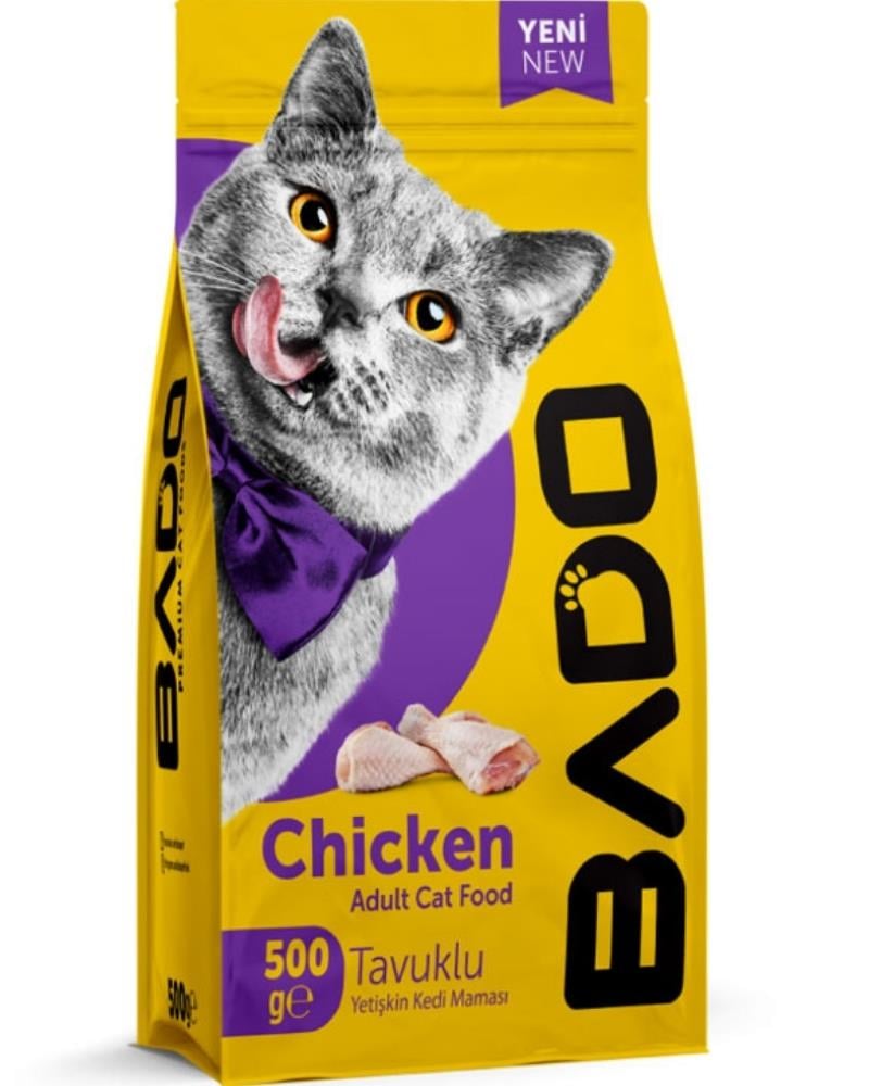 Bado Yetişkin Kedi Maması Tavuklu 500 Gr.