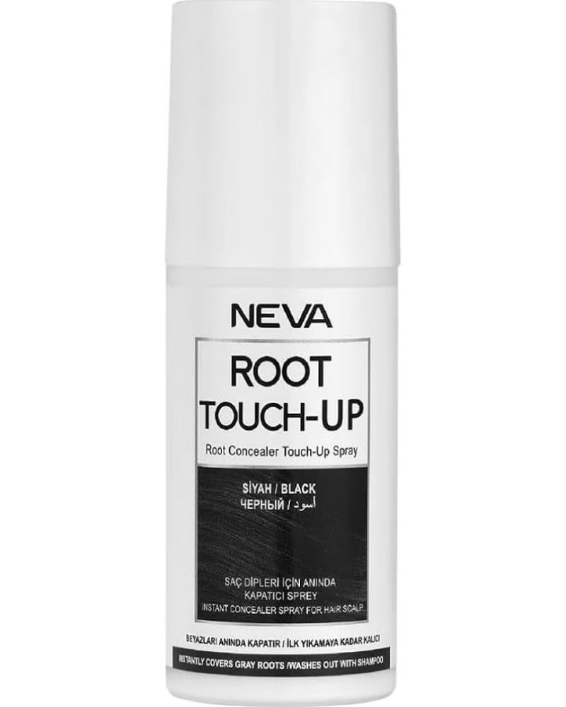Root Touch-Up Neva Saç Dipleri Için Anında Kapatıcı Sprey 75 ml - Siyah