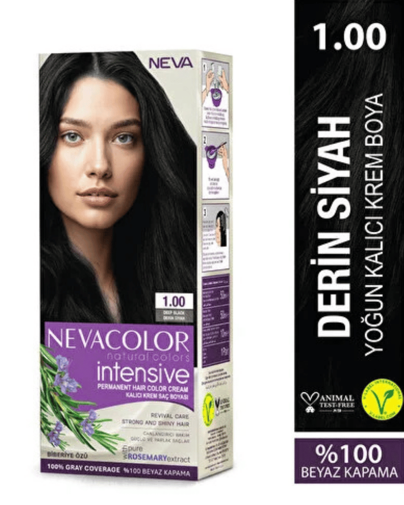 NevaCOLOR Intensive 1.00 Derin Siyah