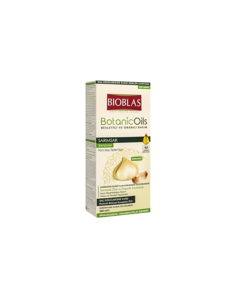 Bioblas Botanic Oils Sarımsak Şampuanı 360 ml - Kokusuz