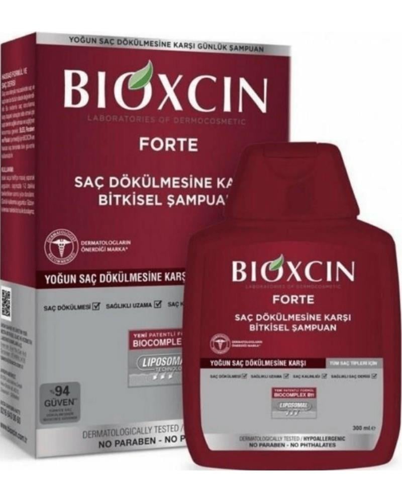 Bioxcin Forte 300 ml Şampuan - Yoğun Dökülme Şampuanı Tüm Saç Tipleri