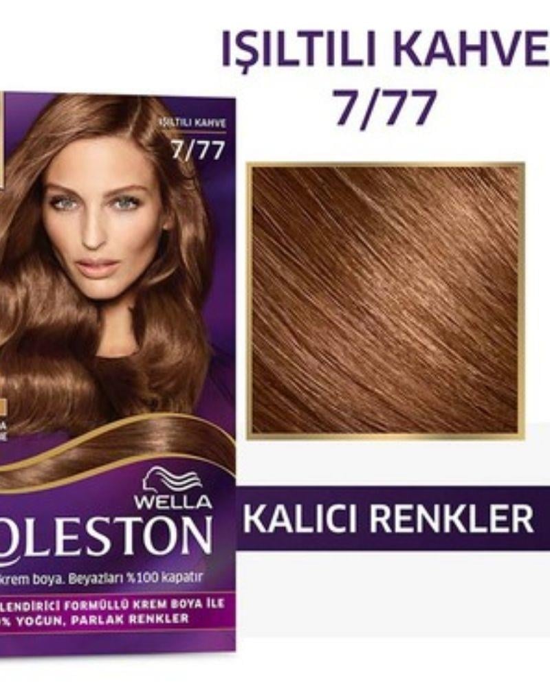 Koleston Wella Supreme Saç Boyası 7/77 Işıltılı Kahve