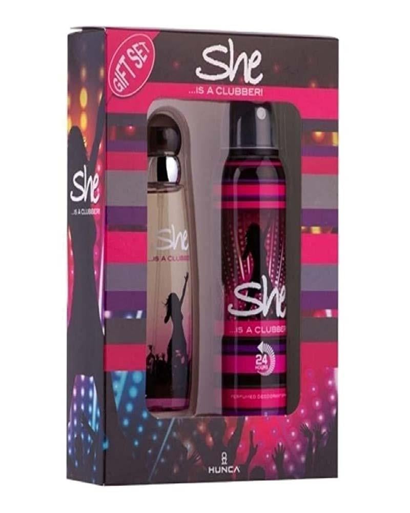 She Clubber Kadın Parfüm Seti 50 ml EDT + 150 ml Deodorant