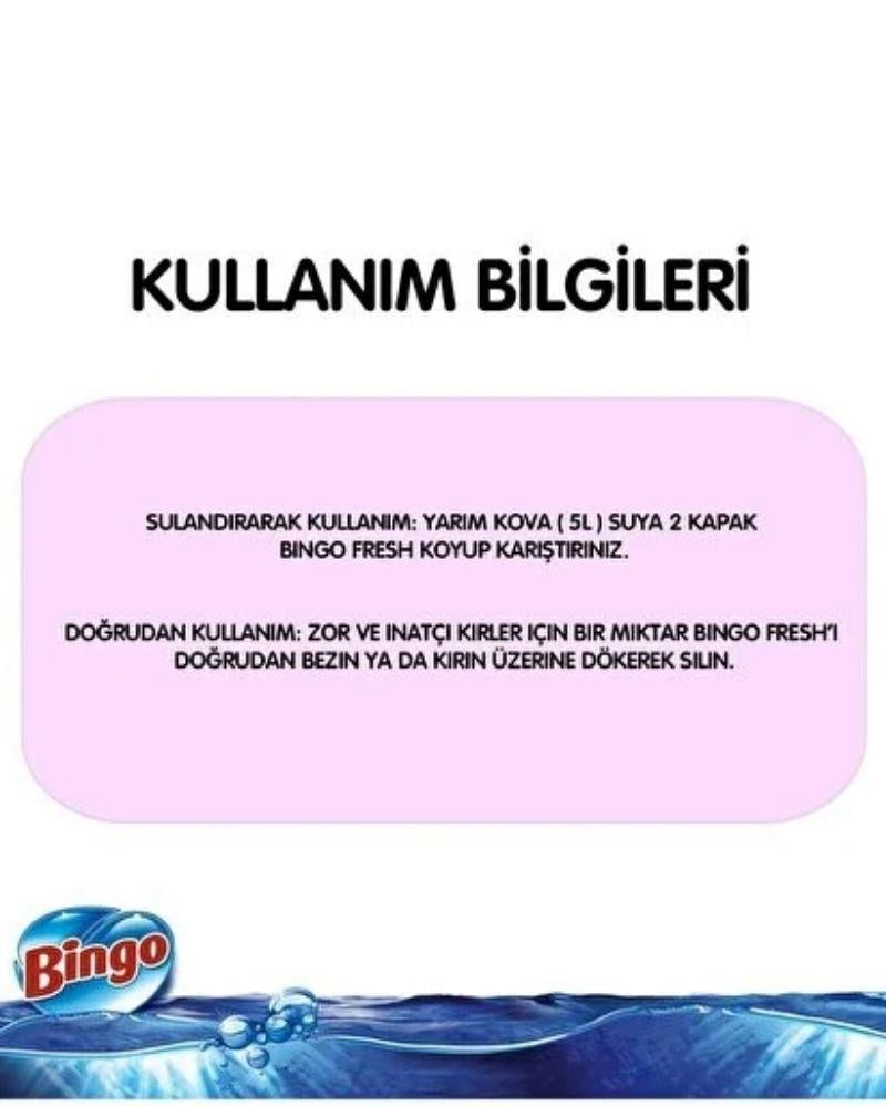 Bingo Fresh Pembe Düşler Yüzey Temizleyici 1 lt
