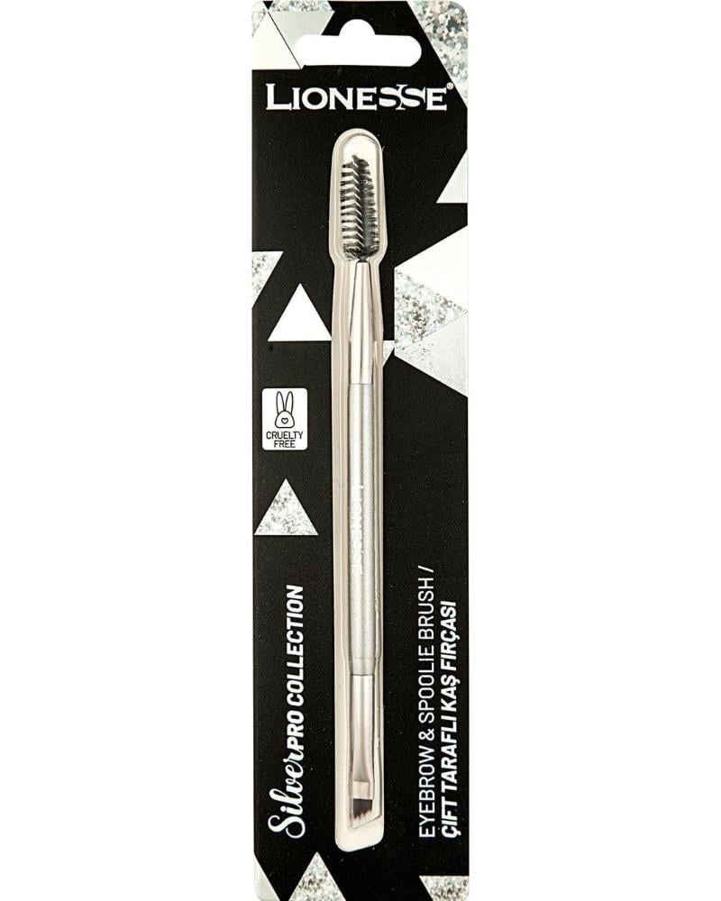 Lionesse Silver Collection Çift Taraflı Kaş Fırçası